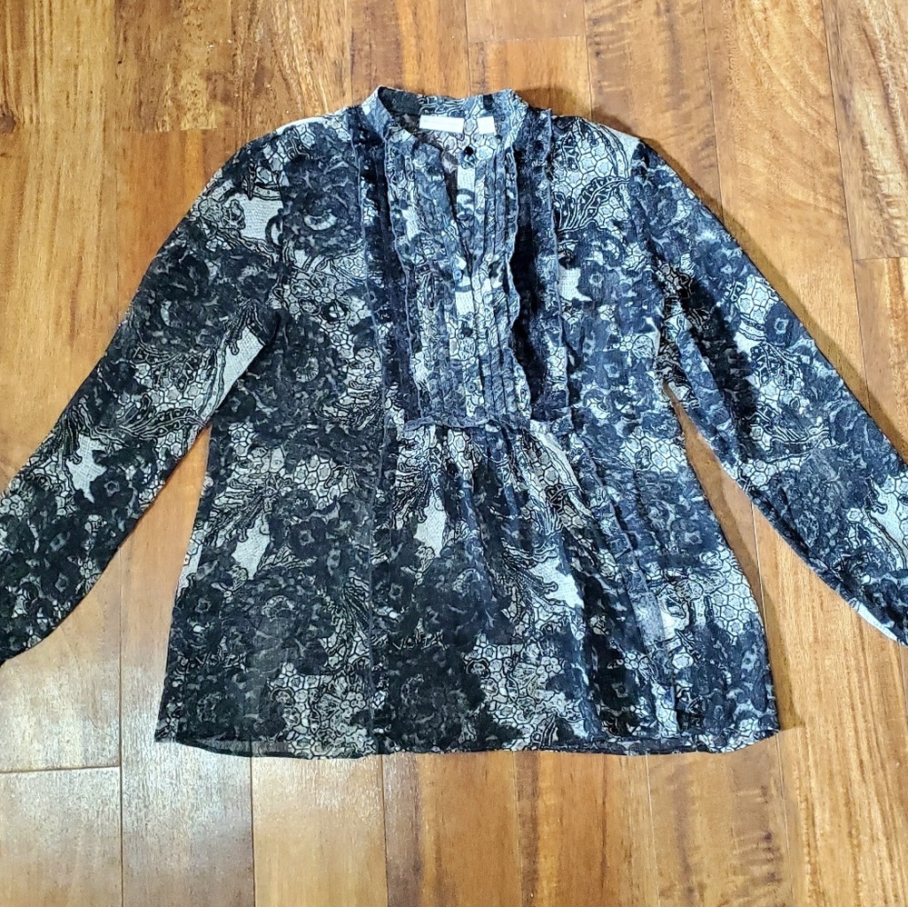 • New York & Co • Long Sleeve Blouse